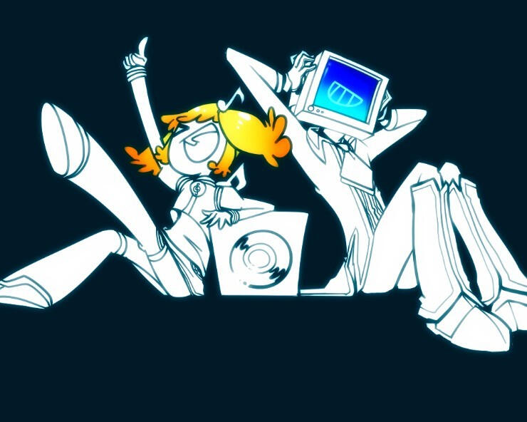 Stylish, Funkin' poses. Denki duets with Animato Arpeggio.